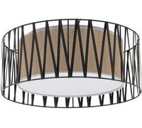 TK Lighting Harmony plafón 2x15 W negro 5940