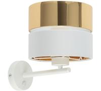TK Lighting Hilton lámpara de pared 1x15 W blanco-oro 4770