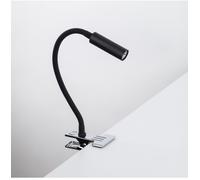TK Lighting Lagos lámpara para escritorio 1x6 W negro-cromo 16025