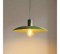 TK Lighting Lámpara colgante Astra, verde, metal, Ø 41 cm, E27