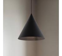 TK Lighting Lámpara colgante Cono, de 1 luz, Ø 27 cm, negra