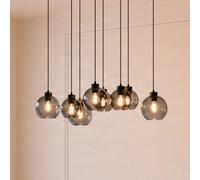 TK Lighting Cubus lámpara colgante x15 W negro-grafito 4113