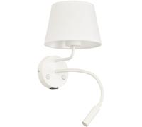 TK Lighting Maja lámpara de pared 2x15 W blanco 10204
