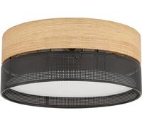 TK Lighting Nicol plafón 4x15 W negro 4800