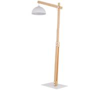 TK Lighting Oslo lámpara de pie 1x15 W blanco-madera 5592