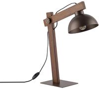 TK Lighting Oslo lámpara para escritorio 1x15 W madera-marrón 5788