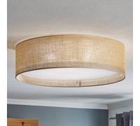 TK Lighting Juta plafón 4x15 W blanco-marrón 6584