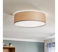 TK Lighting Plafón Rondo, marrón, Ø 45 cm