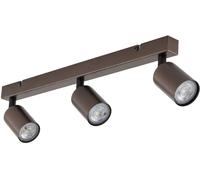 TK Lighting Top lámpara de techo 3x10 W marrón 6181