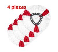 TK Microfibras Mop Para Vileda Turbo 2-en-1 Cabeza De Mopa Para Vileda Turbo Spin Mop Fácil Enjalzamiento 2-en-1 Mop Para Todas Las Tipos De Piso