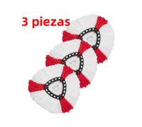 TK Microfibras Mop Para Vileda Turbo 2-en-1 Cabeza De Mopa Para Vileda Turbo Spin Mop Fácil Enjalzamiento 2-en-1 Mop Para Todas Las Tipos De Piso