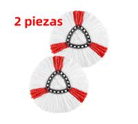 TK Microfibras Mop Para Vileda Turbo 2-en-1 Cabeza De Mopa Para Vileda Turbo Spin Mop Fácil Enjalzamiento 2-en-1 Mop Para Todas Las Tipos De Piso