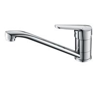 TK SS Ibergrif M14450 Grifo de Cocina de Clásico, Mezclador Monomando para Lavabo, Plata