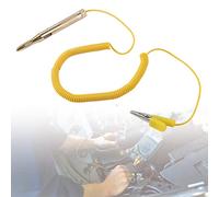 TKSE Probador de Circuito de Automóvil, Comprobador de Voltaje de Coche Herramienta DC 6V 12V 24V, Pluma de Prueba de Voltaje de Bombilla Lápiz Amarillo