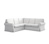 TLYESD Ektorp - Funda de sofá Modular de Repuesto para IKEA Ektorp, Funda de Esquina Ektorp, Funda de sofá Ektorp de 2 x 2 Pulgadas, Color Blanco, no es Compatible con sofás Uppland (Blanco frío)