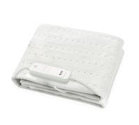 TM Electron Cubre Colchones Calientacamas Eléctrico Para Cama Individual 60w Con 3 Niveles De Temperatura Y Apagado Automático. Tamaño 150x80cm, color Blanco