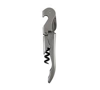 TM Electron HOCU008 Sacacorchos Profesional Con Doble Bisagra, Acero Inoxidable