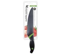 TM Electron HOKN014G Cuchillo de cocina de 20cm de hoja fabricado en acero inoxidable con filo de larga duración y mango ergonómico en goma antideslizante para todo tipo de corte