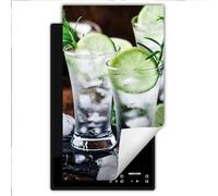 TMK ArtDeko Cubre Vitrocerámica de Induccion 30 x 52 cm - Tapa Protectora - Placa protectora vitroceramica induccion Vinilo, Bebe lima