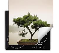 TMK ArtDeko Cubre Vitrocerámica de Induccion 60 x 52 cm - Tapa Protectora - Placa protectora vitroceramica induccion Vinilo, Árbol Verde