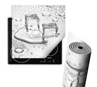 TMK ArtDeko Cubre Vitrocerámica - Protector Vitroceramica Induccion 60x52 cm - Tapa Vitroceramica - Protector de Vitroceramica - Cubito de hielo