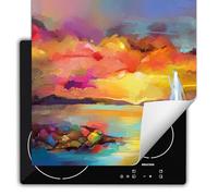 TMK ArtDeko Placa protectora vitroceramica induccion 60x52 cm Vinilo, Protector Vitroceramica Induccion, Color del Barco