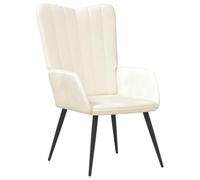Tmriohed Sillón de relax de terciopelo tapizado con estructura de acero | Cómodo reposabrazos con acolchado de espuma suave y elegantes pespuntes decorativos para dormitorio y salón.