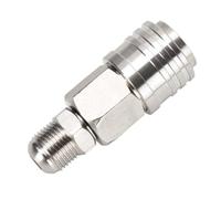 TMTGTS Grifo de alta presión AG 18 mm, acoplamiento rápido, rosca para tubo, adaptador de anillo de compresión para lavadoras de coches, pistolas de limpieza