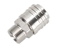 TMTGTS Grifo de alta presión AG 22 mm acoplamiento rápido roscado de tubería de rosca, adaptador de anillo de compresión para lavar coches, pistolas de limpieza