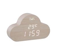 T'nB Reloj LED JOY - con 3 alarmas en la nube - efecto madera