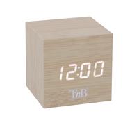 TNB JOY - Reloj LED 3 alarmas - efecto madera