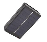 Tnfeeon Cargador de Batería de Panel Solar Polisilicio ABS Cargador Solar Portátil 1W 4V 4 Ranuras AA AAA Estuche de Carga para Proyectos Científicos de Bricolaje Luces de Césped Al Aire Libre