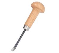 Tnfeeon Cincel para Tallar Madera, Gubia Recta Elaborada en Acero de Alta Velocidad, Ergonómico de Haya, Herramienta Ideal para Trabajar la Madera para Principiantes y Profesionales