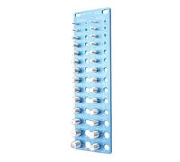 Tnfeeon Comprobador de Roscas Métricas y Estándar, Identificador de Tuercas y Tornillos SAE Métricos de 28 Tamaños con Diseño de Montaje en Pared de Aleación de Aluminio Anodizado, for