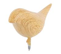 Tnfeeon Gancho de Pared para Pájaros, Gancho de Pared Decorativo de Resina, Percha Individual, Superficie Lisa para Abrigos, Sombreros, Llaves, Estante de Almacenamiento Rústico para Entrada, Baño,