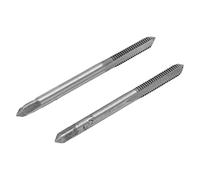 Tnfeeon Macho de Roscar Manual de Flauta Recta Juego Métrico Herramienta | Cortador de hilo Manual, primer segundo diseño cónico, limpieza de rebabas de roscado de orificio pasante, reparación de