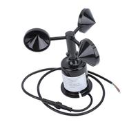 Tnfeeon Sensor de Velocidad del Viento, ABS Anemómetro de 3 Tazas Medidor de Velocidad del Viento DC9 a 30 V RS485 Cable de 0,8 M IP64 0 a 70 M por S para Estaciones Meteorológicas de Invernadero