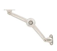 Tnfeeon Varilla de Soporte de Zinc, Varilla de Soporte Hidráulica de Aleación de Zinc, Puntal de Gas para Puerta de Gabinete de Cierre Suave, Bisagra de Estancia Resistente Niquelada para Muebles de