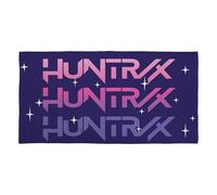 Toalla con Licencia Oficial de K-Pop Demon Hunters | Tacto Supersuave, diseño «Sing hogar, el baño, la Playa y la Piscina | 100% algodón | 140 cm x 70 cm | Morada