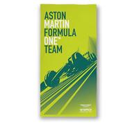 Toalla de F1 con Licencia Oficial de Aston Martin | Tacto Supersuave, diseño de alas hogar, el baño, la Playa y la Piscina | 100% algodón | 150 cm x 75 cm | Verde