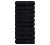 Toalla De Invitado Solund 25 Uds. Negro 100 X 150 Cm 550 Gsm Vidaxl