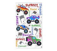 Toalla de mano personalizada para niños, toalla de mano personalizada con nombre personalizado, ballena, sirena, caballito de mar, tortuga marina, toalla de microfibra suave para niños, 16 x 27.5