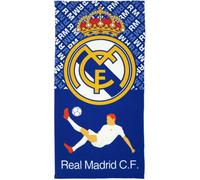 ARDITEX, Toalla Real Madrid, Toalla de Playa Real Madrid de Microfibra, Grande, para Piscina, Tumbona, Baño, Ducha, con Diseño Europeo, 100% Poliéster, 140 x 70 Centímetros, 240 gsm
