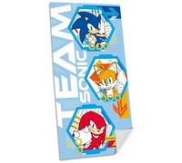 Toalla de playa de algodón Kids Licensing Sonic The Hedgehog 70x140 cm Unisex