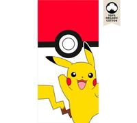 Toalla de playa de algodón Nintendo Pokémon Pikachu Pokeball 140x70 cm Unisex