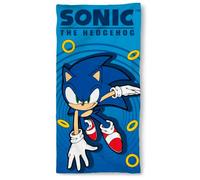 Toalla de playa de microfibra Sega Sonic The Hedgehog 140x70 cm Unisex