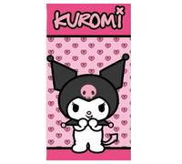 TOALLA DE PLAYA HELLO KITTY KUROMI,mircofibra 100% POLIESTER,MEDIDAS 70X140cm APROX.,cm,fespu