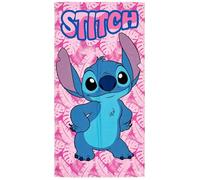Toalla de Playa Infantil Microfibra para Stitch Fan Rosa - 70x140 cm - Secado Rápido, Ligera y Compacta - Toalla Piscina y Baño para Niña