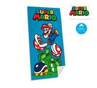 Nintendo Toalla de algodón Super Mario 140x70 cm Infantil