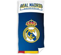 Toalla de Playa Real Madrid - poliéster 100%, Secado Rápido y Diseño Exclusivo (140x70 cm)